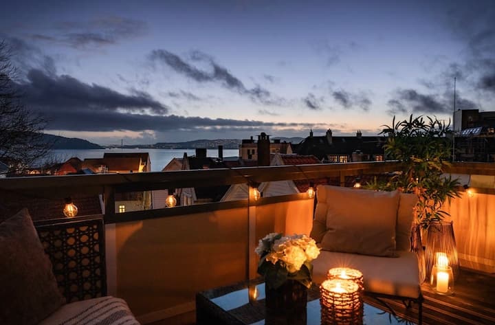 Sandviken | Balcony & City Views - Bergen