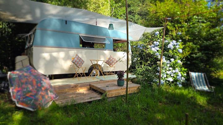 Caravane Rétro & Son éCrin De Verdure - Baud