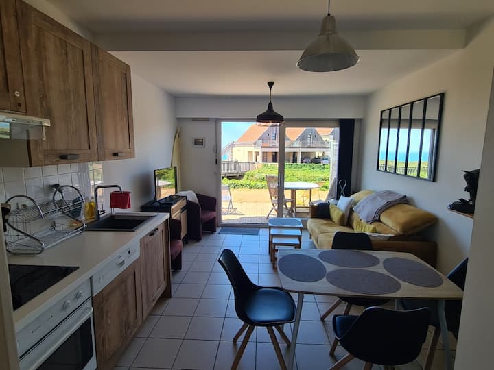 Appart 4 Pers, Ménage Compris, Terrasse Vue Mer - Wimereux