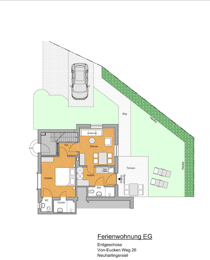 Sanierte Wohnung Mit Garten - Neuharlingersiel