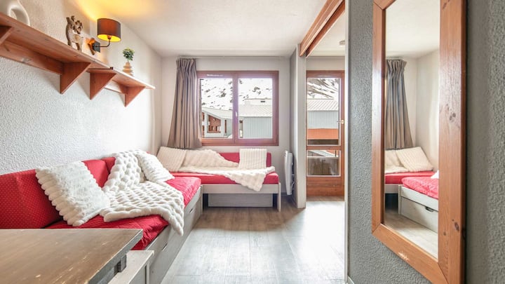 Studio Cabine à La Montagne - 4 Pers - Tignes