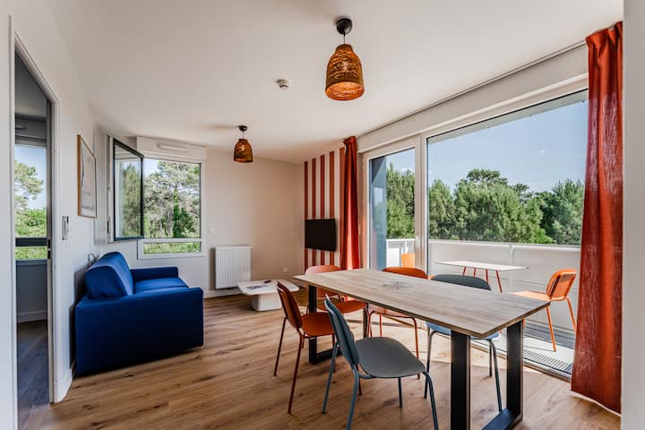 Appartement 44 M² Avec Balcon Et Vue Forêt - Gujan-Mestras