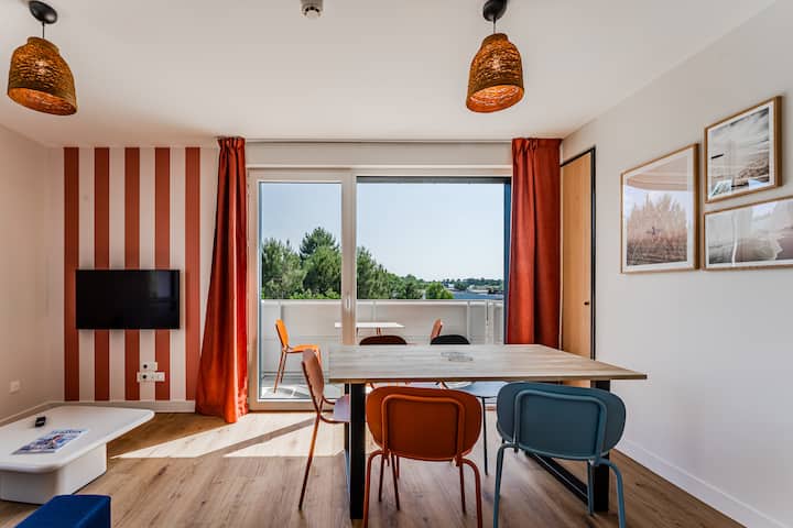 Appartement 6 Personnes Avec Balcon à La Teste - Gujan-Mestras