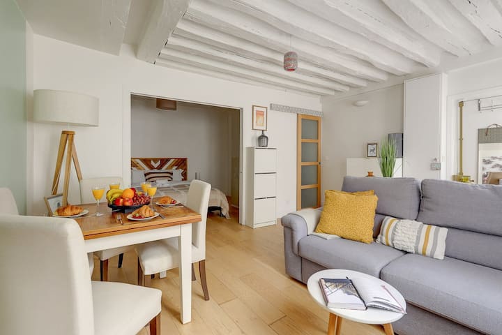 Cozy 1br Near Louvre - The Heart Of Paris - Paris