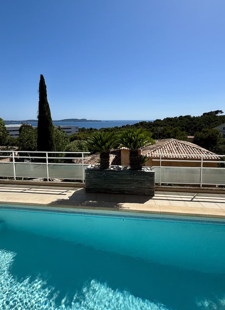 Villa Avec Piscine - Vue Mer Panoramique - Presqu'île de Giens