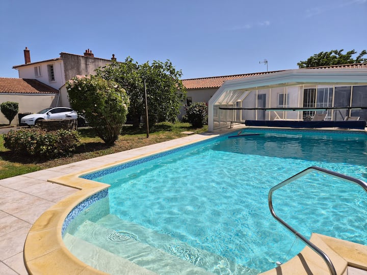 Belle Villa Avec Piscine à Deux Pas De La Mer - Jard-sur-Mer