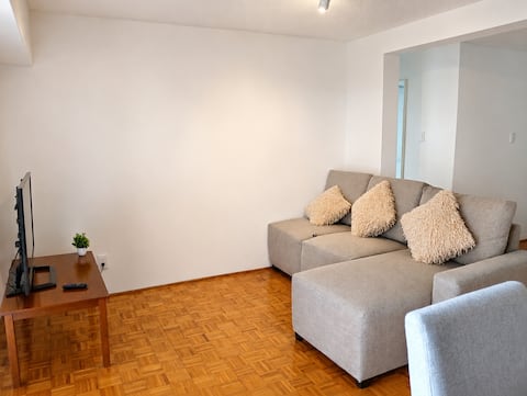 Top Airbnb: Elegant Apartment Near ARTZ • PEMEX • Parking in Tlalpan