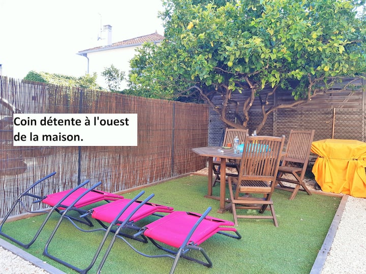 T2 Rez De Jardin Proche Plage Et Port. - La Crau
