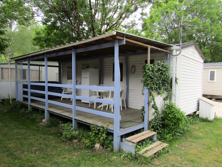 Mobil-home En Cévennes 4 Places Terrasse Bleue - Villefort