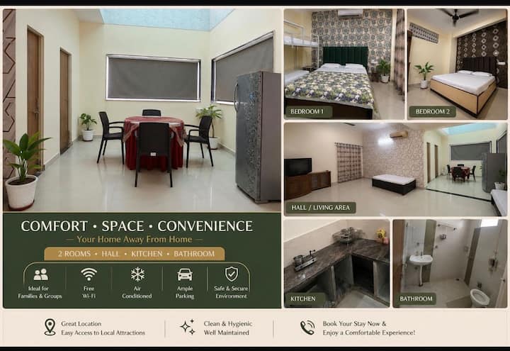 Bunglow With Fort View |The White Outhouse| 2bhk - Jaipur