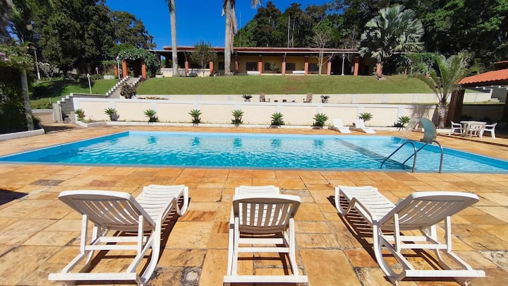 Sítio Com 7 Dormitórios, Piscina E Conforto Lt0082 - Itapevi