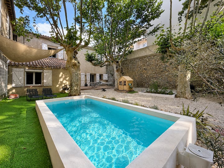 L'escale - Villa Avec Piscine - Centre De Narbonne - Narbonne