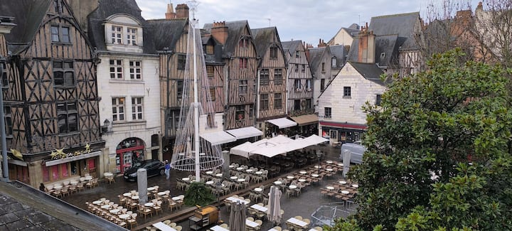Appartement Mersay Avec Vue Sur Place Plumereau - Tours