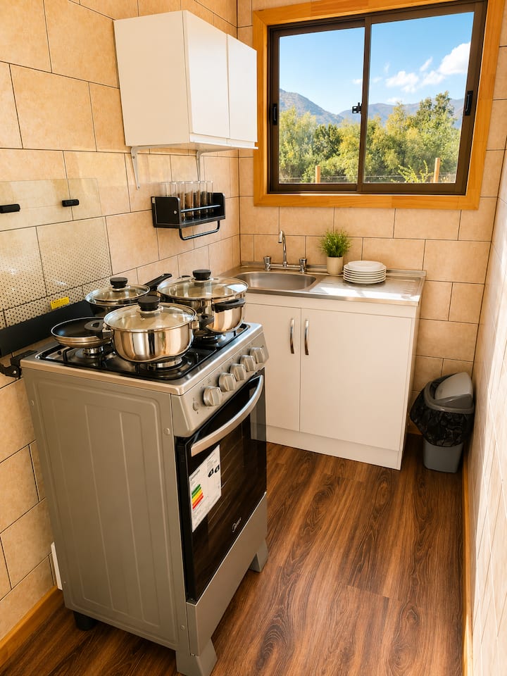Cabaña Con Tinaja Privada En Cajón Del Maipo - San José de Maipo