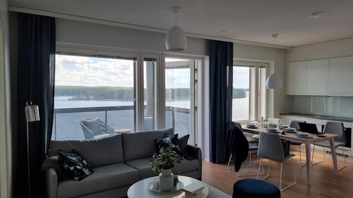 Loistava Ylimmän Kerroksen Asunto Saimaan Rannalla - Lappeenranta