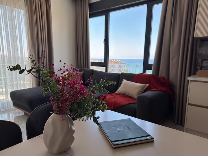 Qoople Excellence A38 квартира с видом на море - Alanya