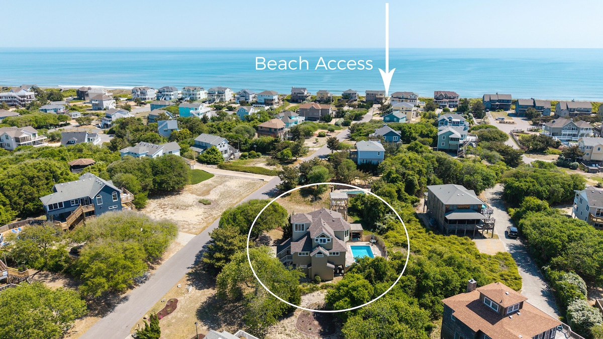 New Listing, King Beds, Dogs, Private Pool, Walk t