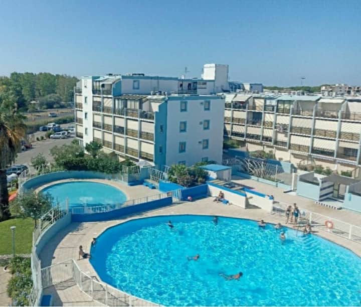 Studio Cabine Pour Couple Avec Un Enfant - Le Grau-du-Roi