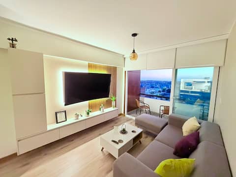Popular Airbnb listing: Modern apartment with a simple and cozy design in San José