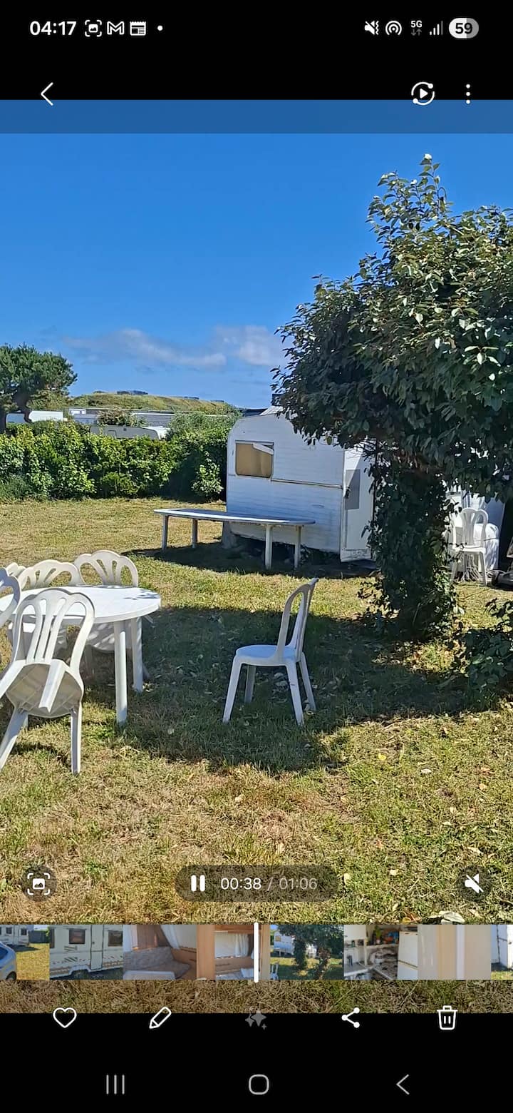 Caravane Simple à 150 M De La Plage - Groix