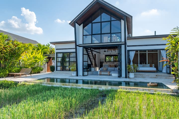 Villa 2 Ch Avec Piscine & Superbe Vue Rizières - Tabanan