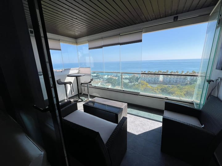 Panoramic Sea View Apartment | Pool Parking & Golf - Casares