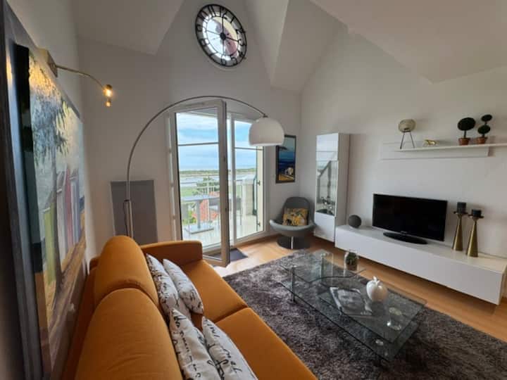 Appartement Vue Mer Avec Terrasse Et Piscine - Houlgate