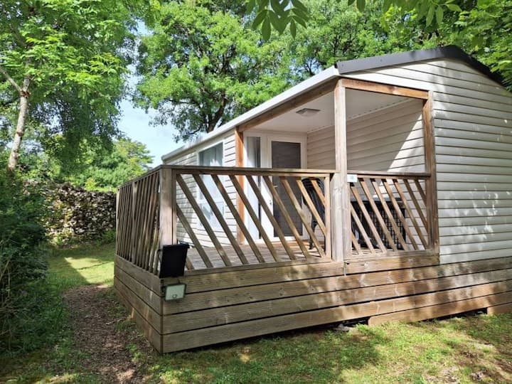 Mobil-home Confortable Avec Terrasse - 4 Pers. - Rocamadour