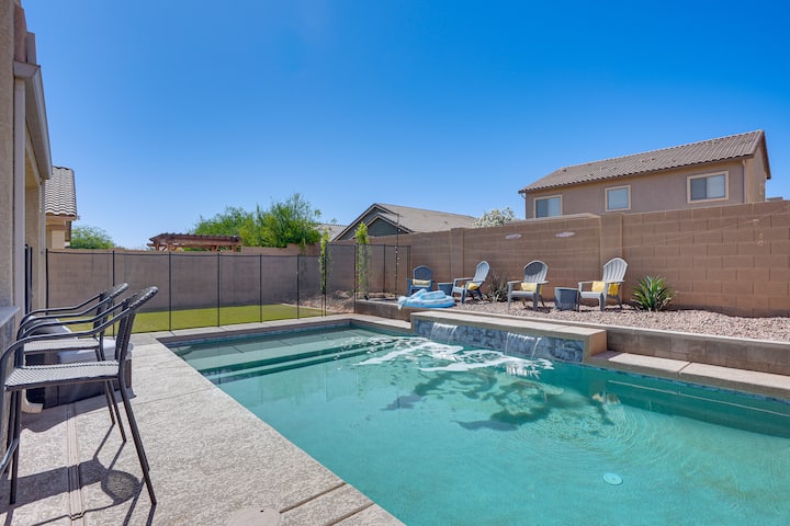 Modern Family Oasis | Pool | Game Room - Maricopa, AZ