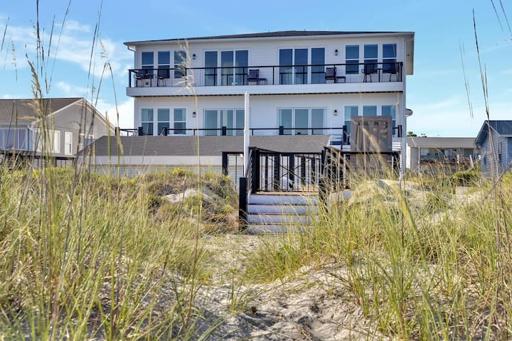 Oceanfront Resort Retreat | Dual Homes, Luxe Pool - Emerald Isle, NC