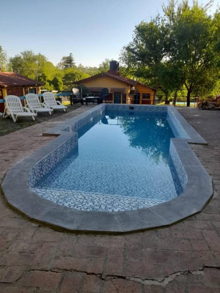 Cabaña Ideal Para 4 Personas Piscina Y Naturaleza - Cosquín