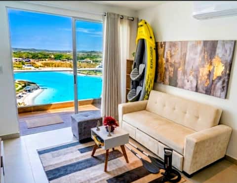Popular Airbnb listing: Baia Kristal, 2 beds, 1 sofa bed, 1 BA, kitchen in Bolívar