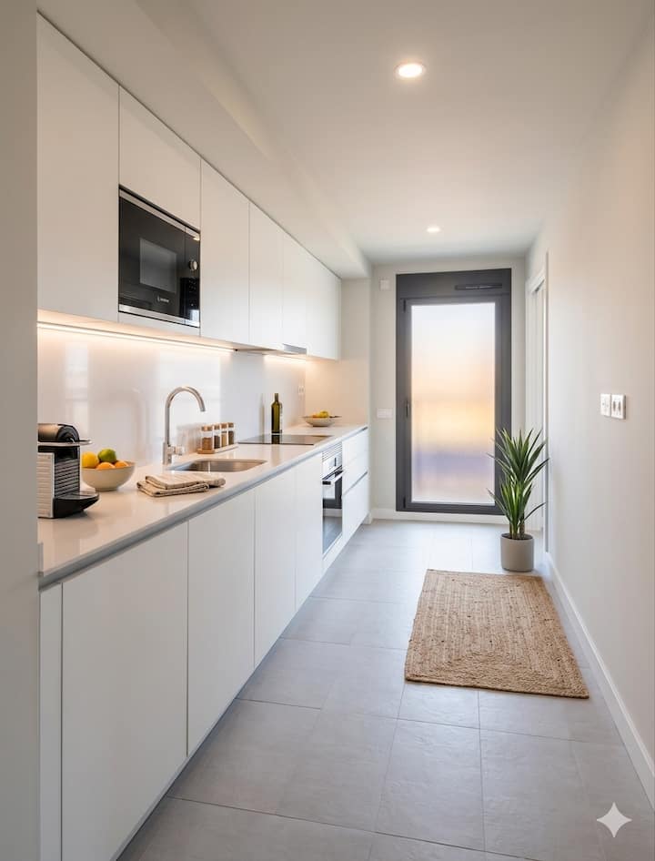 Cozy Apartment With Swimming Pool And The Beach - Badalona