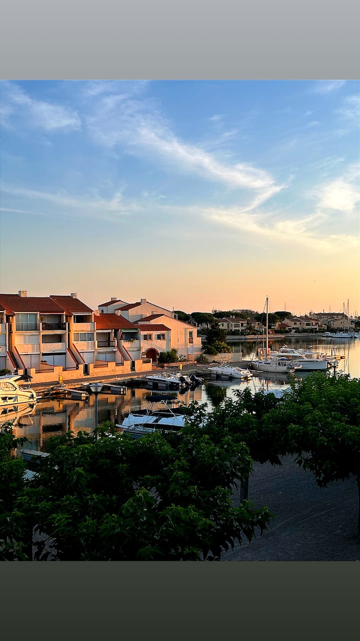 Charmant Duplex Vue Sur La Marina - Saint-Cyprien
