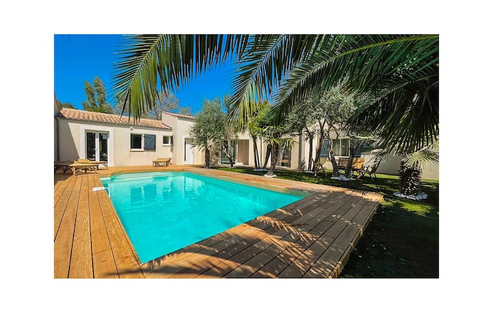 Charmante Maison Avec Piscine - 拉洛歇爾
