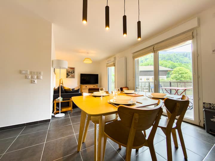 Appartement 6 Pers Avec Balcon & Parking - Passy