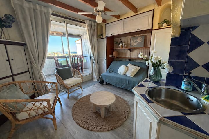 Appartement Vue Mer Sur Le Port De Sausset Piscine - Ensuès-la-Redonne