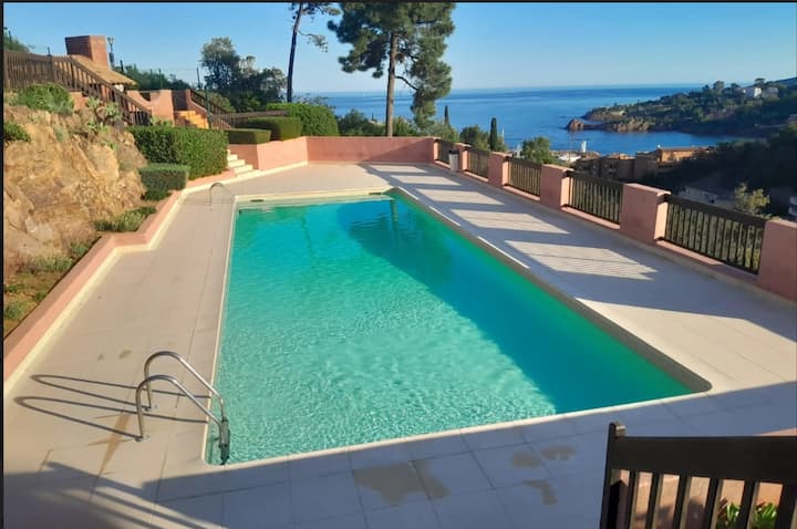 Superbe Appt F2 Terrasses Piscine Clim Parking - Théoule-sur-Mer