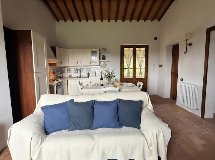 Villa Podere Casanuova With Pool And View - San Gimignano