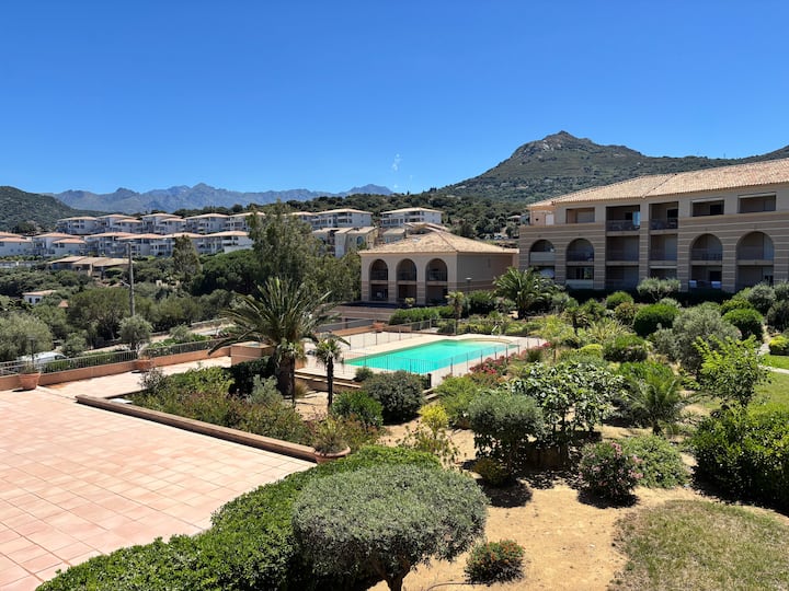 Charmant T2 - Piscine à L'ile-rousse - L'Île-Rousse