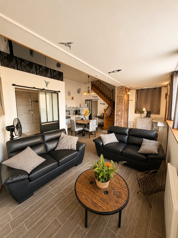 Charmant Duplex Avec Terrasse & Parking Privé - Friville-Escarbotin