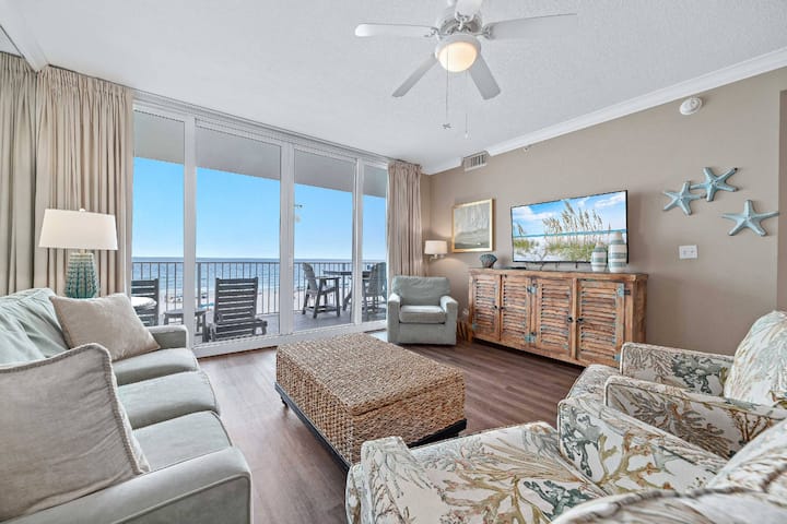 San Carlos 402 | Gulf-front + Pool & Sauna - Gulf Shores, AL