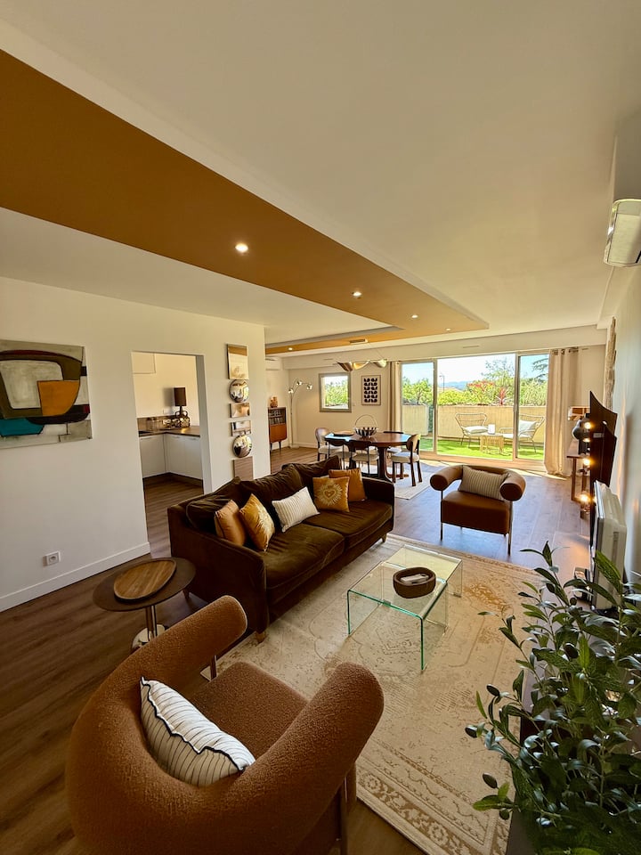 Calme Et Design, Terrasse, Clim & 2 Parkings - Villeneuve-lès-Avignon