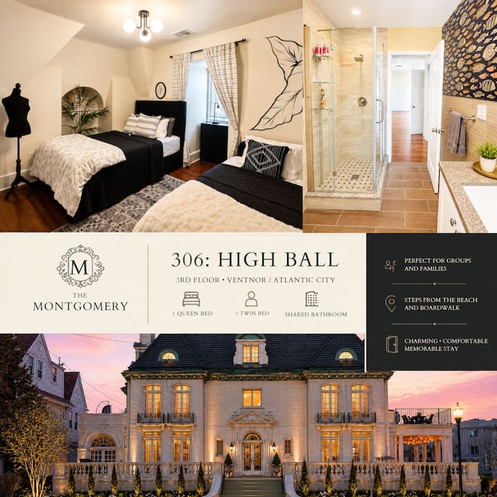 306 High Ball- Historic Boutique Room In Estate - Atlantic City, NJ