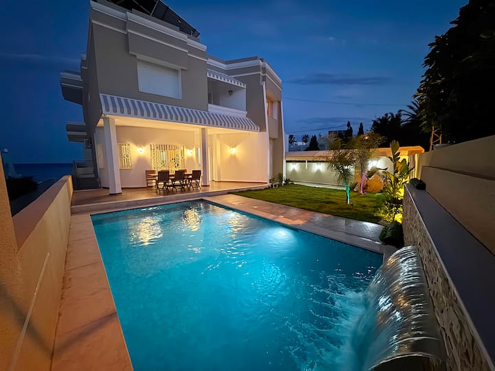 Villa Dolphino Accès Direct à La Plage  Mansoura - Kélibia