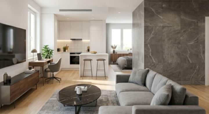 Helles, Modern Eingerichtetes Apartment - Essen, Deutschland