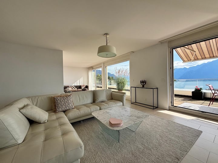 Appartement Avec Vue Sur Lac Et Montagne - Montreux