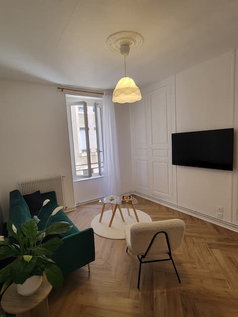 Successful Airbnb property: 40m2 Modern Apartment - 3 min Walk to Train in Clermont Ferrand