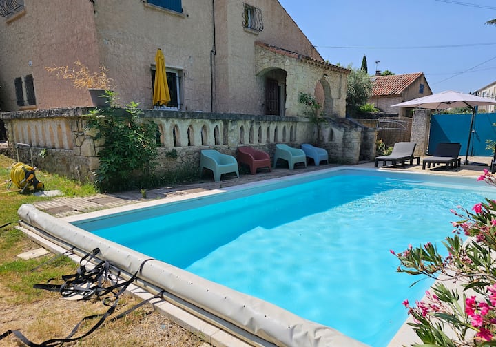 Villa Climatisée Avec Piscine Au Coeur Du Luberon - Pertuis