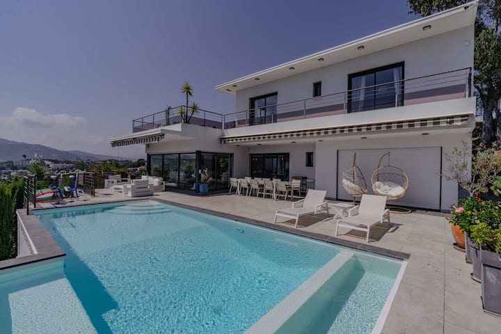 Villa Luxe Cannes  Piscine  Vue Mer  10 Pers - Cannes